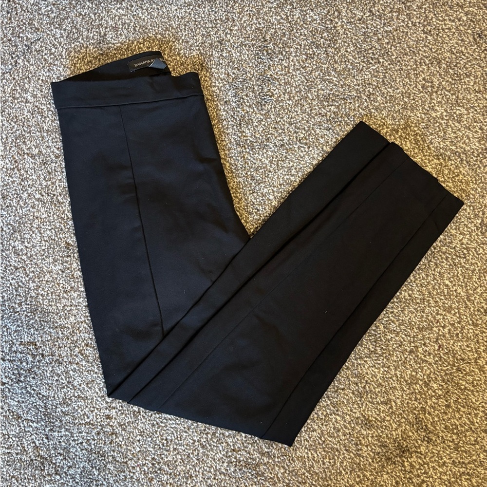 Banana Republic Women's Black Devon Skinny Leg Dress Pants